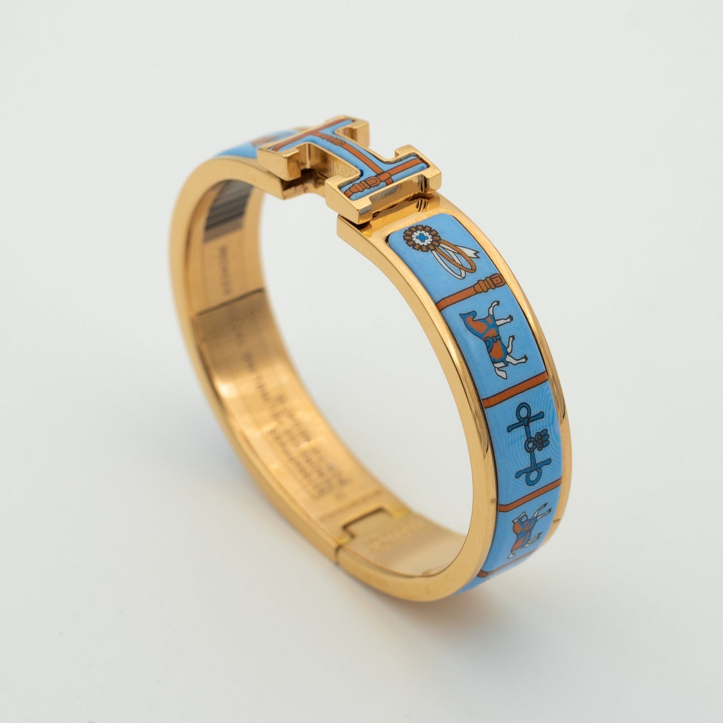 [Aetheris]H ROSE GOLD BRACELET BLUE CERAMIC