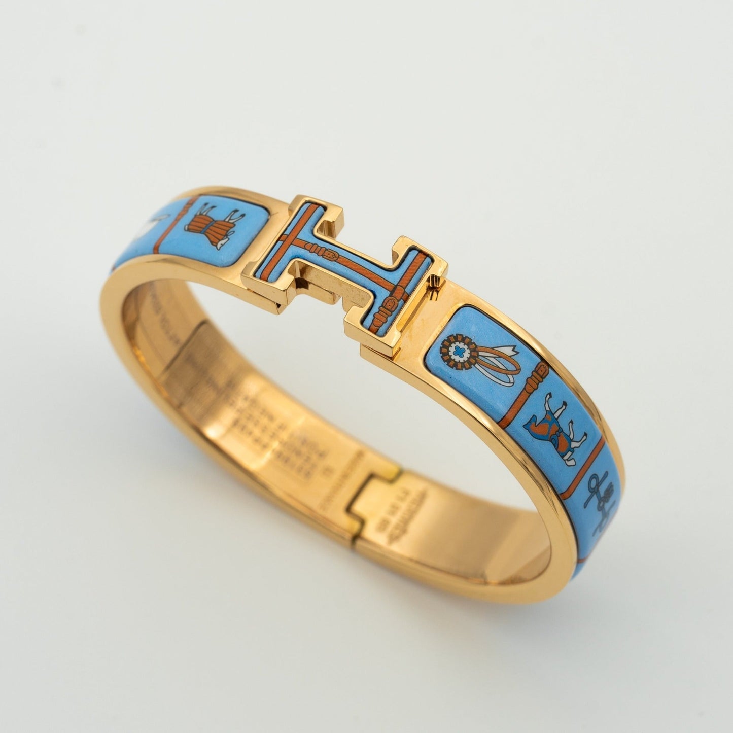 [Aetheris]H ROSE GOLD BRACELET BLUE CERAMIC