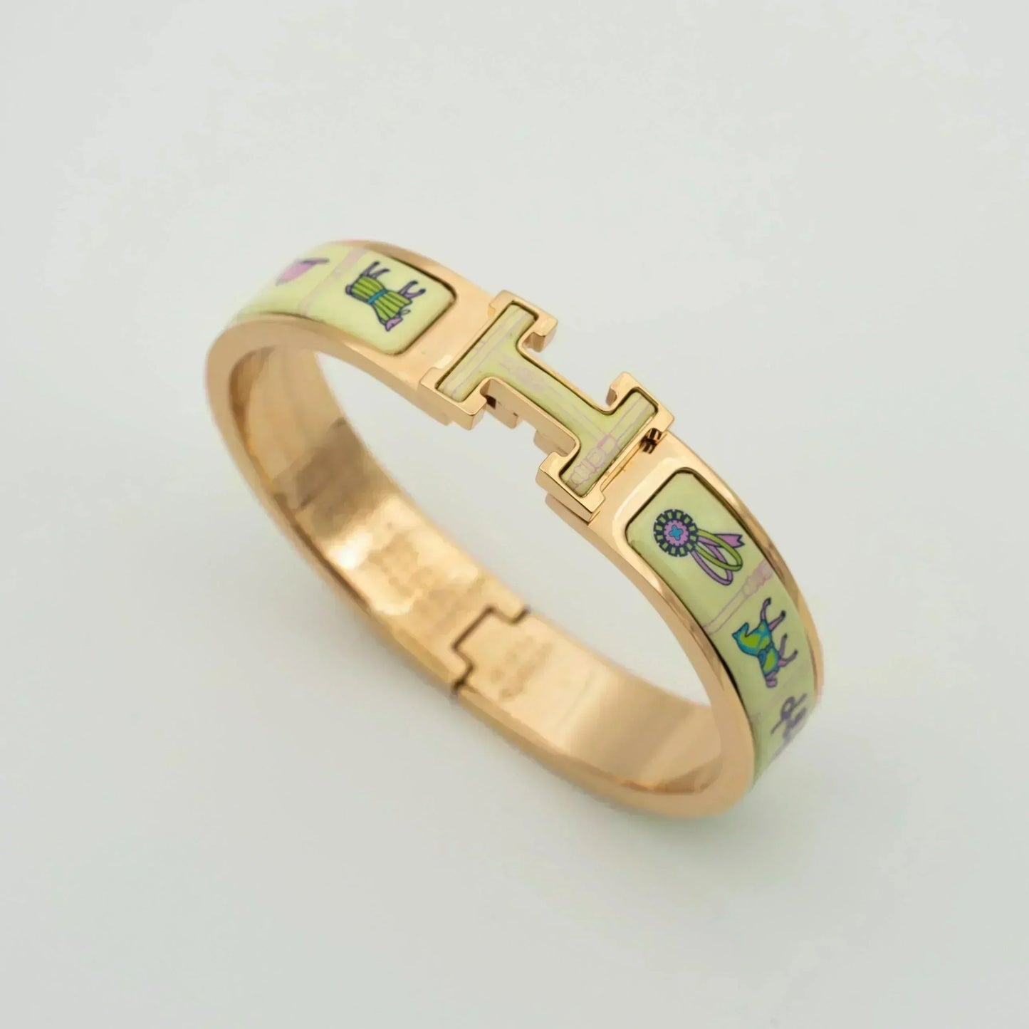 [Aetheris]H ROSE GOLD BRACELET CREAM CERAMIC