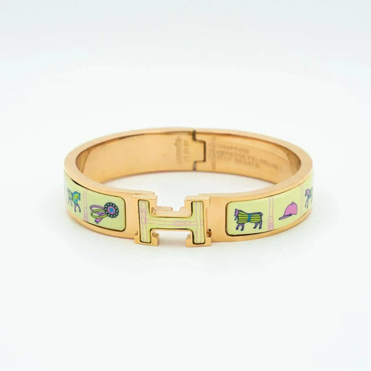 [Aetheris]H ROSE GOLD BRACELET CREAM CERAMIC