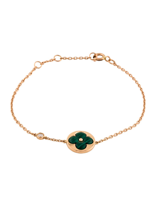 [Aetheris]SUN MALACHITE 1 DIAMOND ROSE GOLD BRACELET