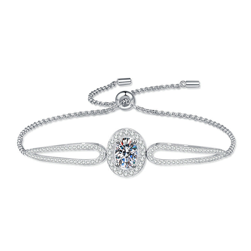 [Aetheris]"PIGEON'S EGG" TEARDROP MOISSANITE BRACELET