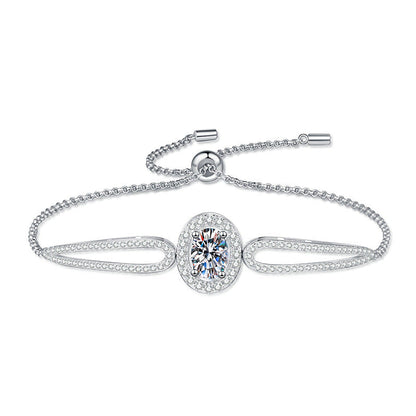 [Aetheris]"PIGEON'S EGG" TEARDROP MOISSANITE BRACELET