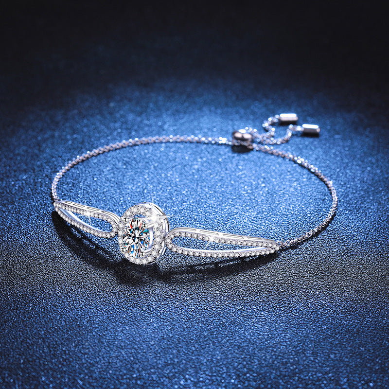 [Aetheris]"PIGEON'S EGG" TEARDROP MOISSANITE BRACELET