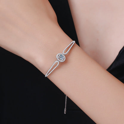 [Aetheris]"PIGEON'S EGG" TEARDROP MOISSANITE BRACELET