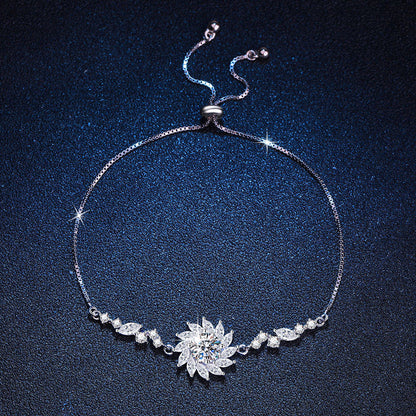 [Aetheris]RADIANT SUNFLOWER MOISSANITE BRACELET