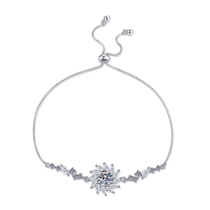 [Aetheris]RADIANT SUNFLOWER MOISSANITE BRACELET