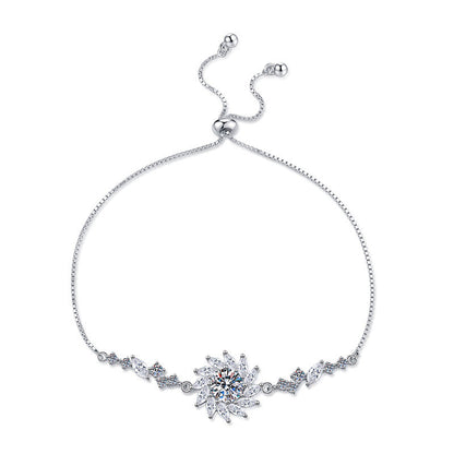 [Aetheris]RADIANT SUNFLOWER MOISSANITE BRACELET