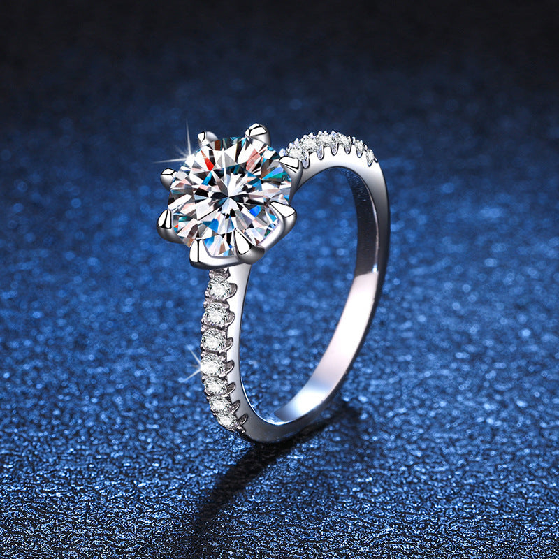 [Aetheris]BOLD TIGER CLAW MOISSANITE ENGAGEMENT RING