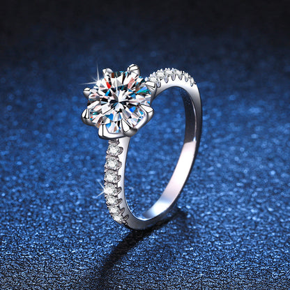 [Aetheris]BOLD TIGER CLAW MOISSANITE ENGAGEMENT RING