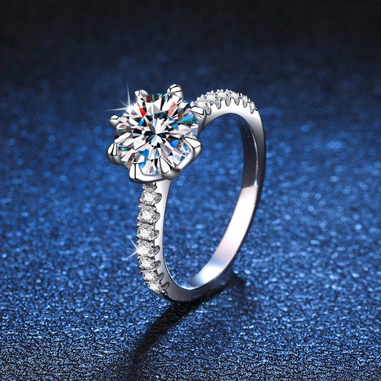 [Aetheris]BOLD TIGER CLAW MOISSANITE ENGAGEMENT RING