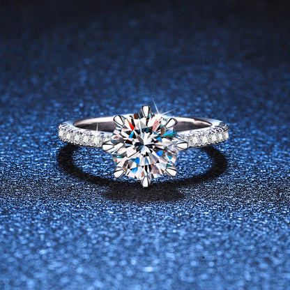 [Aetheris]BOLD TIGER CLAW MOISSANITE ENGAGEMENT RING