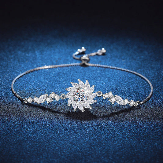 [Aetheris]RADIANT SONNENBLUMEN MOISSANIT ARMBAND