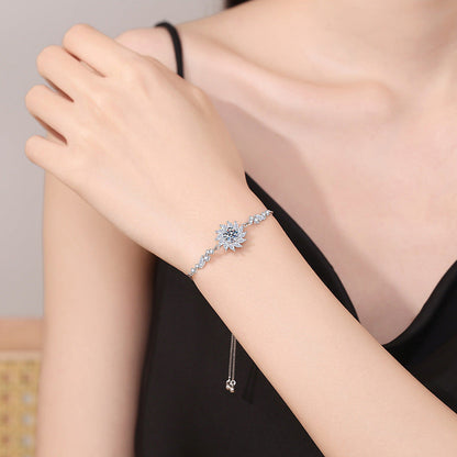 [Aetheris]RADIANT SUNFLOWER MOISSANITE BRACELET