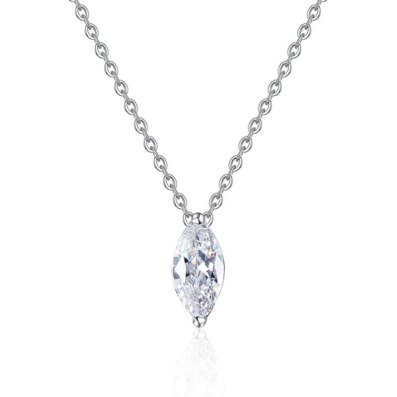 [Aetheris]HOCHWERTIGE MOISSANITE-HALSKETTE IM MARQUISE-SCHLIFF