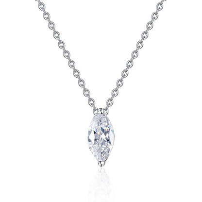 [Aetheris]HOCHWERTIGE MOISSANITE-HALSKETTE IM MARQUISE-SCHLIFF