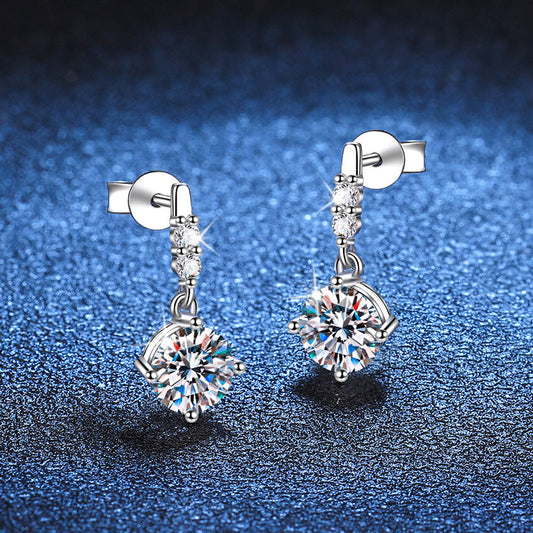 [Aetheris]DYNAMIC TASSEL MOISSANITE DROP EARRINGS
