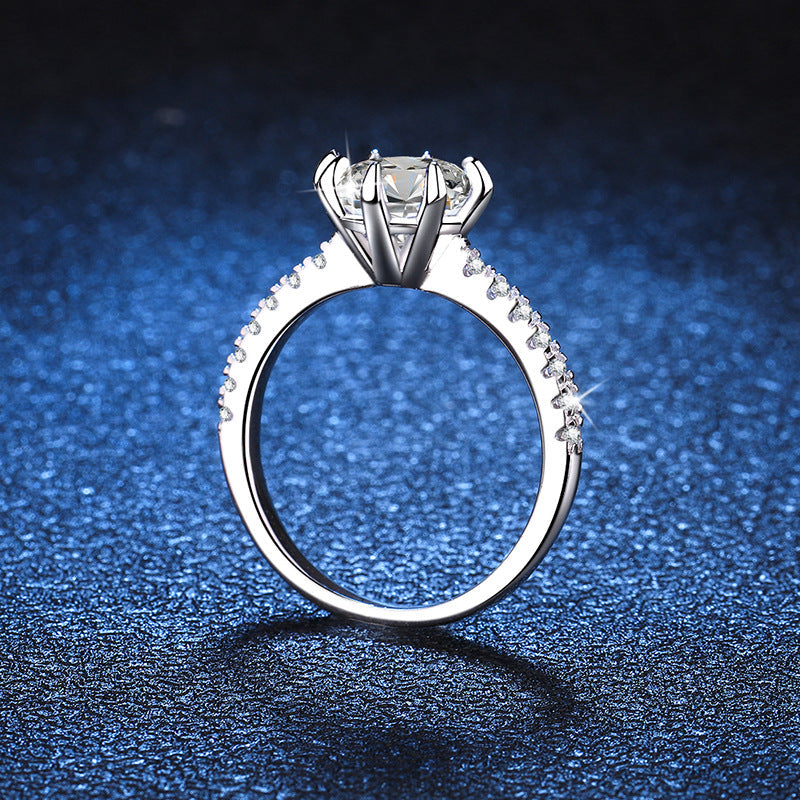 [Aetheris]BOLD TIGER CLAW MOISSANITE ENGAGEMENT RING