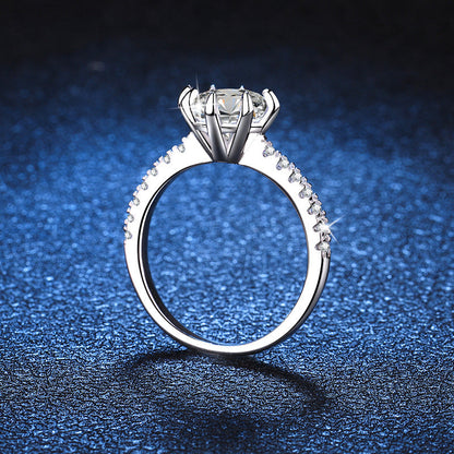 [Aetheris]BOLD TIGER CLAW MOISSANITE ENGAGEMENT RING