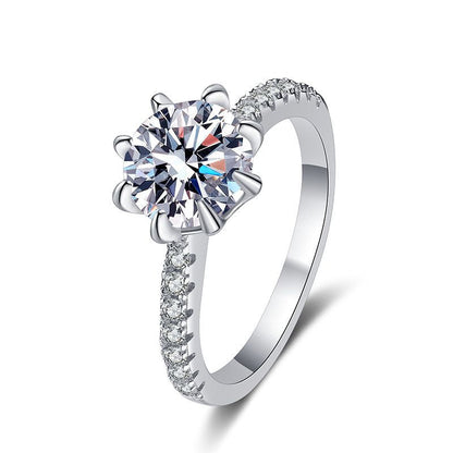 [Aetheris]BOLD TIGER CLAW MOISSANITE ENGAGEMENT RING