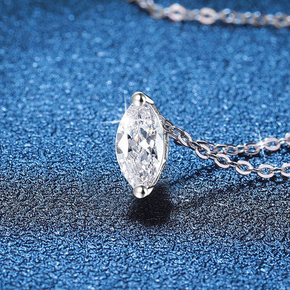 [Aetheris]HOCHWERTIGE MOISSANITE-HALSKETTE IM MARQUISE-SCHLIFF
