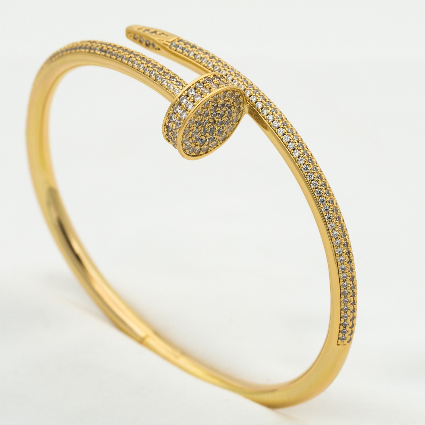 [Aetheris]JUSTE UN CLOU 3.5MM FULL PAVÉ NAIL BANGLE