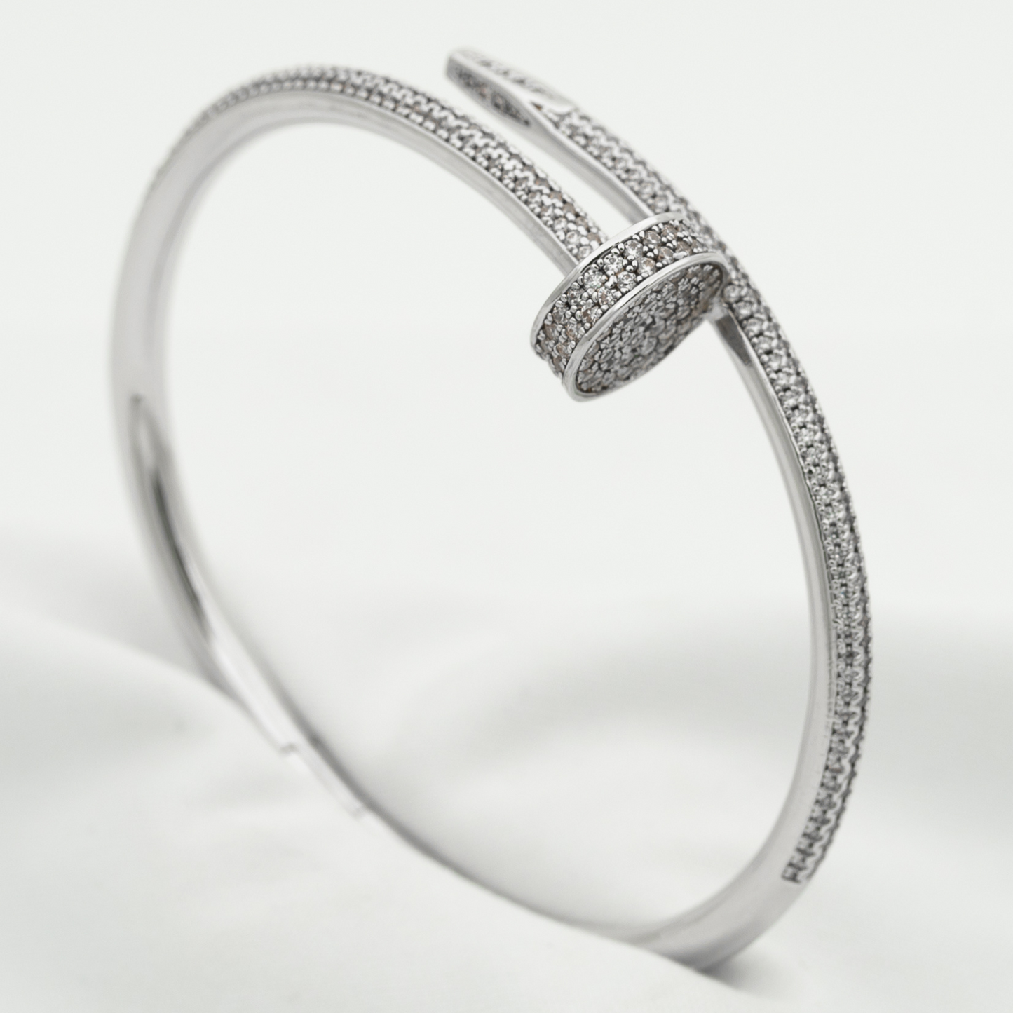 [Aetheris]JUSTE UN CLOU 3.5MM FULL PAVÉ NAIL BANGLE