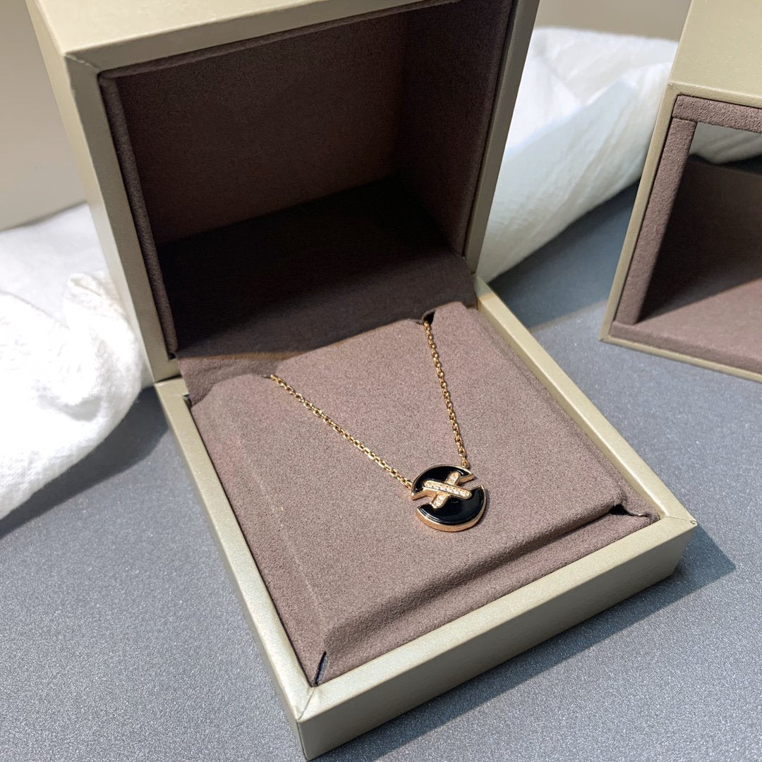 [Aetheris]JEUX DE ROSE GOLD DIAMOND NECKLACE