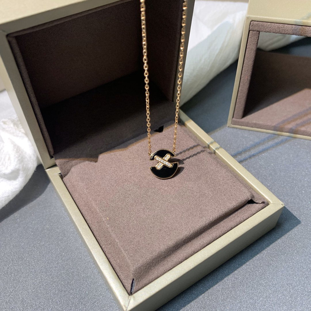 [Aetheris]JEUX DE ROSE GOLD DIAMOND NECKLACE