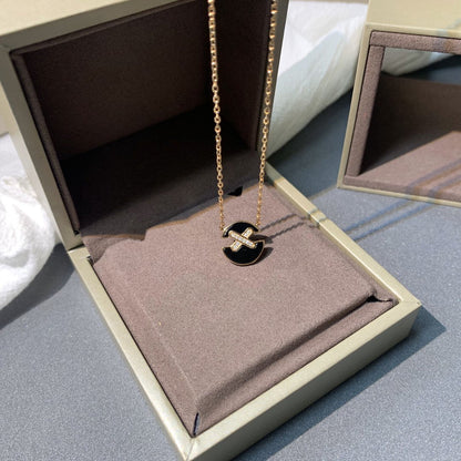 [Aetheris]JEUX DE ROSE GOLD DIAMOND NECKLACE