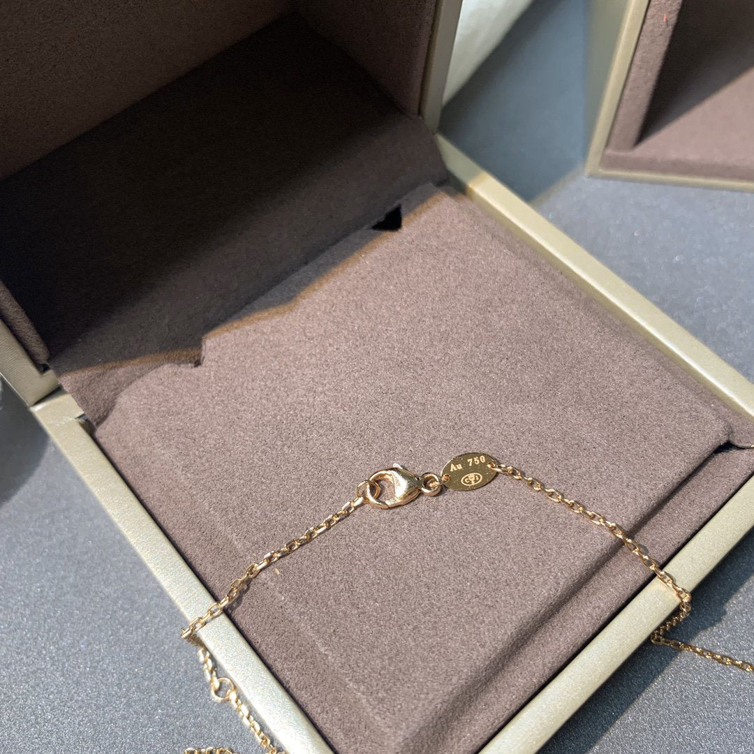 [Aetheris]JEUX DE ROSE GOLD DIAMOND NECKLACE