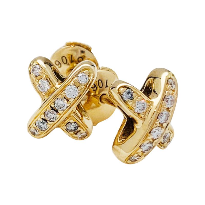 [Aetheris]JEUX DE GOLD DIAMOND EARRINGS
