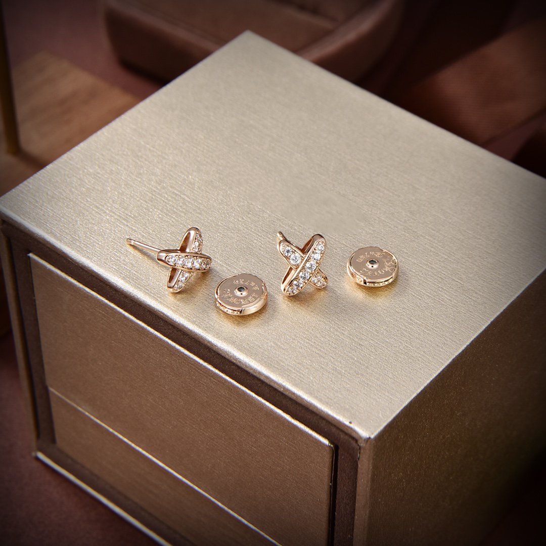 [Aetheris]JEUX DE GOLD DIAMOND EARRINGS