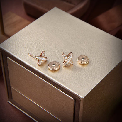 [Aetheris]JEUX DE GOLD DIAMOND EARRINGS