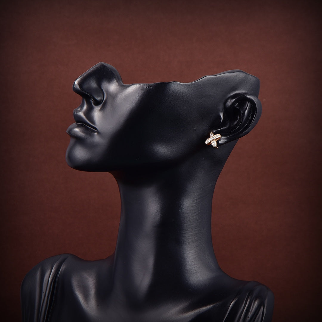 [Aetheris]JEUX DE GOLD DIAMOND EARRINGS