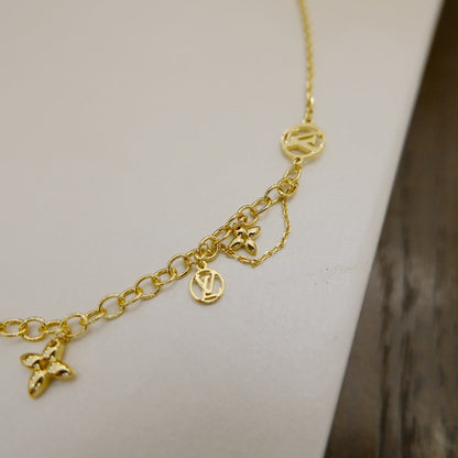 [Aetheris]BLOOMING SUPPLE NECKLACE BRASS