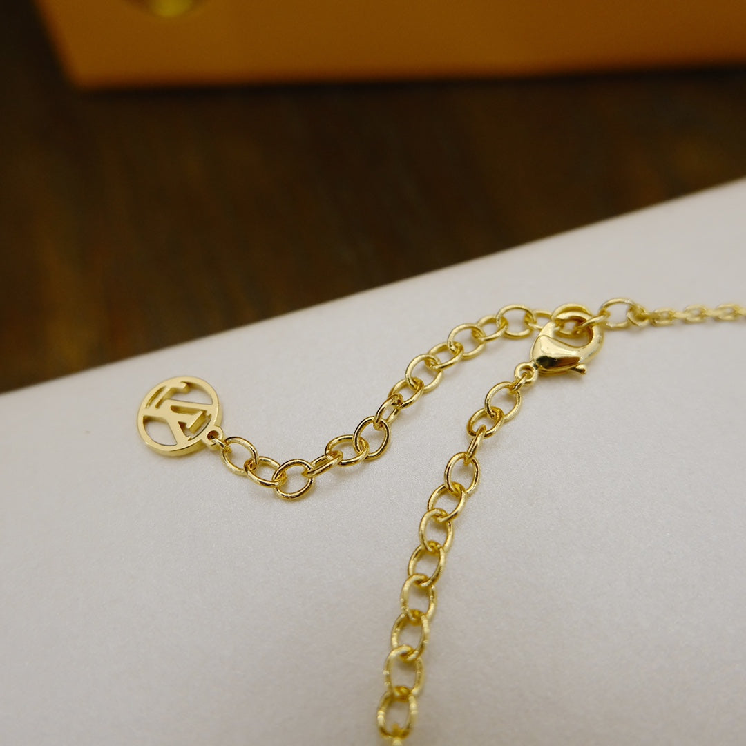 [Aetheris]BLOOMING SUPPLE NECKLACE BRASS