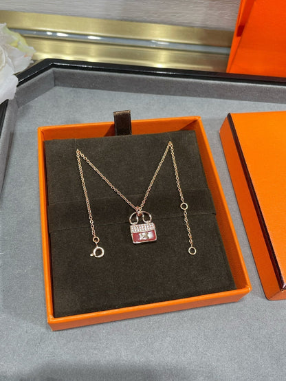 [Aetheris]H CIRCE MOISSANITE PENDANT NECKLACE GOLD