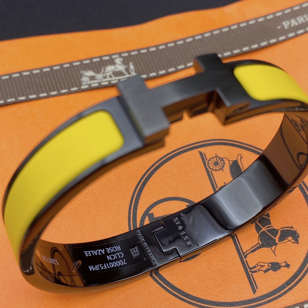 [Aetheris]CLIC HM SO BLACK YELLOW BRACELET