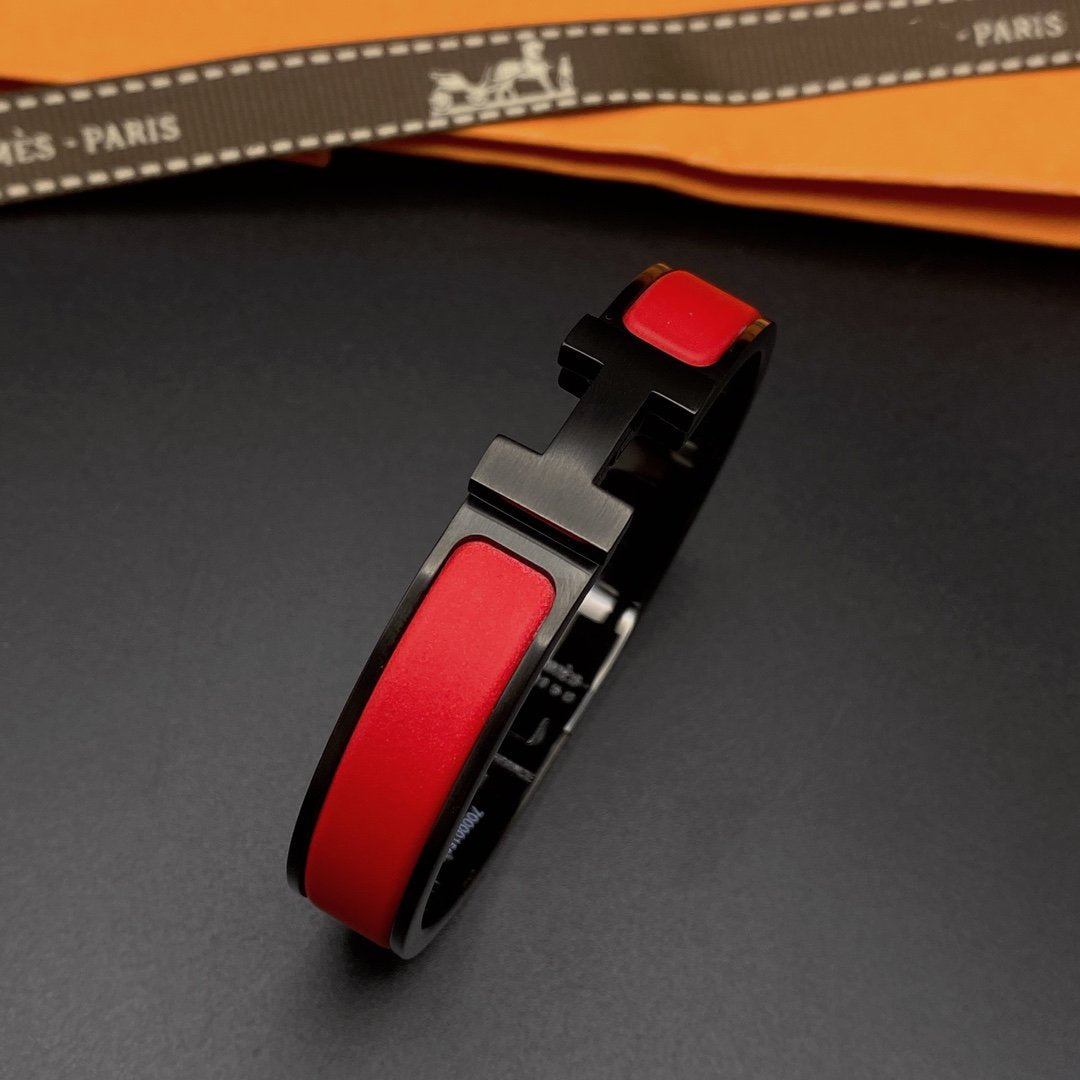 [Aetheris]CLIC HM SO BLACK RED BRACELET