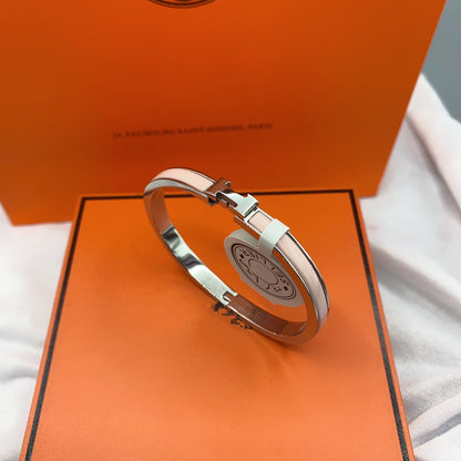 [Aetheris]CLASSIC HM CLIC  PINK 8MM ENAMEL BRACELET