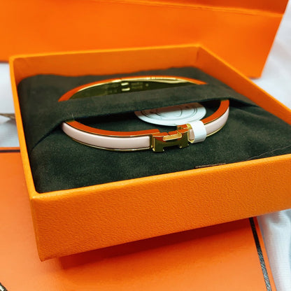[Aetheris]CLASSIC HM CLIC  PINK 8MM ENAMEL BRACELET