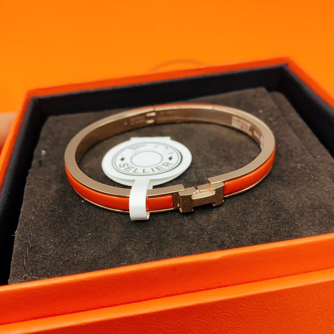 [Aetheris]CLASSIC HM CLIC RED 8MM ENAMEL BRACELET