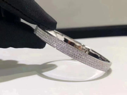 [Aetheris]HM KELLY BRACELET IN SILVER AND FULL PAVE DIAMOND