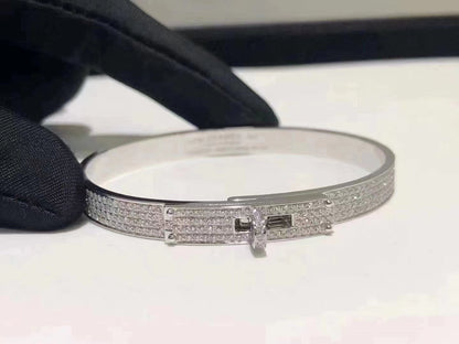 [Aetheris]HM KELLY BRACELET IN SILVER AND FULL PAVE DIAMOND