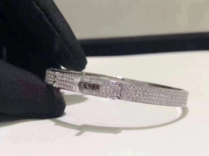 [Aetheris]HM KELLY BRACELET IN SILVER AND FULL PAVE DIAMOND