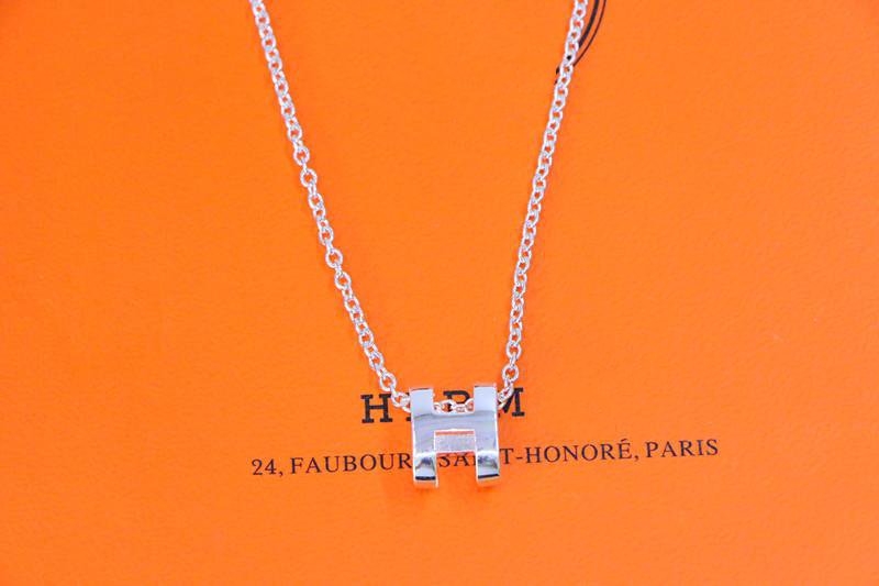 [Aetheris]HM NECKLACE H LETTER OVAL SERIES