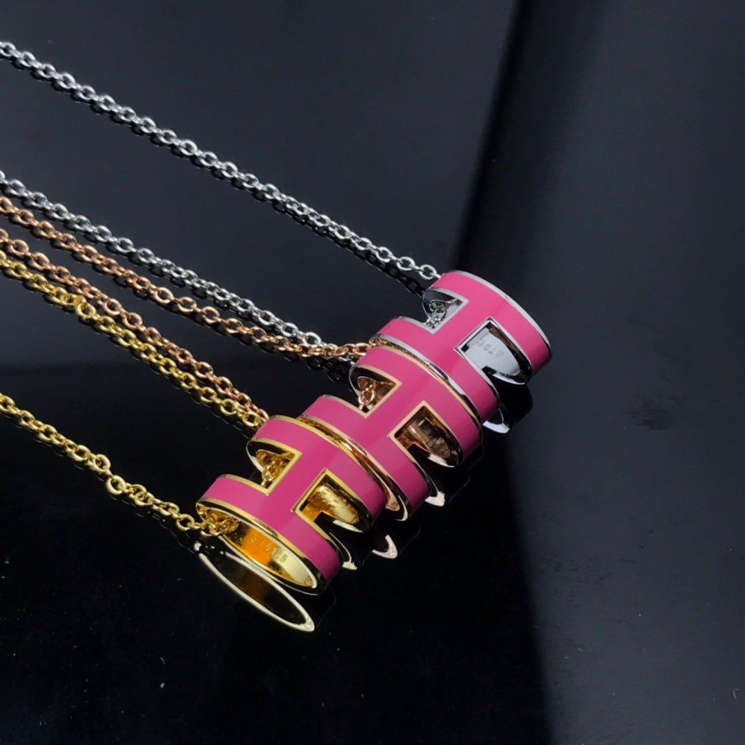 [Aetheris]H NECKLACE PINK