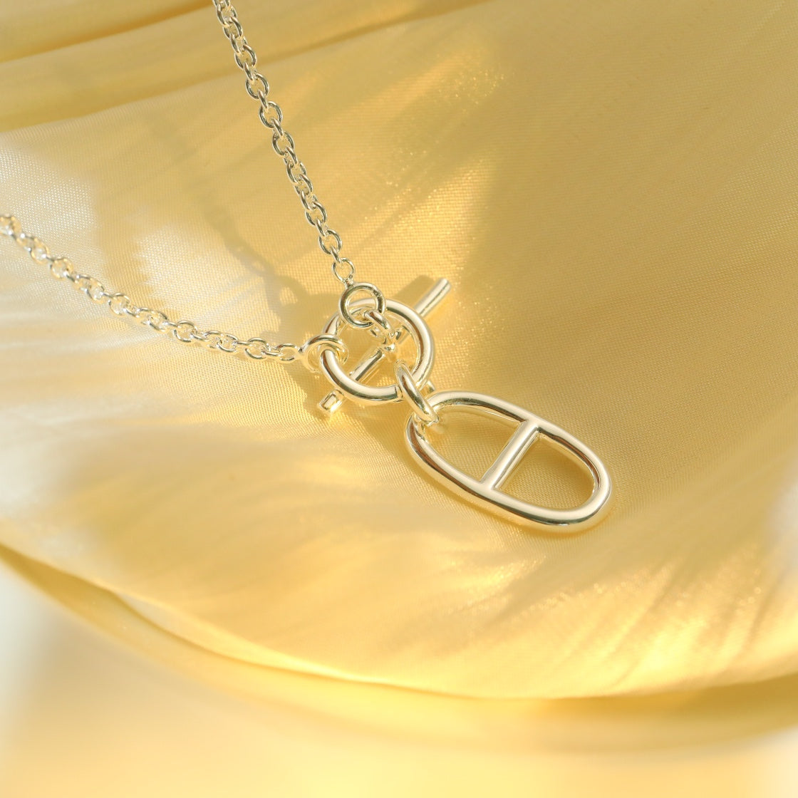 [Aetheris]HM CHAINE D'ANCRE PENDANT NECKLACE STERLING SILVER