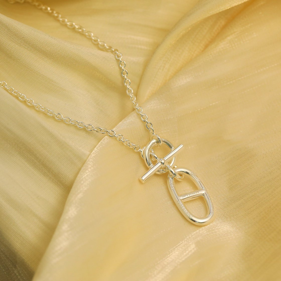 [Aetheris]HM CHAINE D'ANCRE PENDANT NECKLACE STERLING SILVER